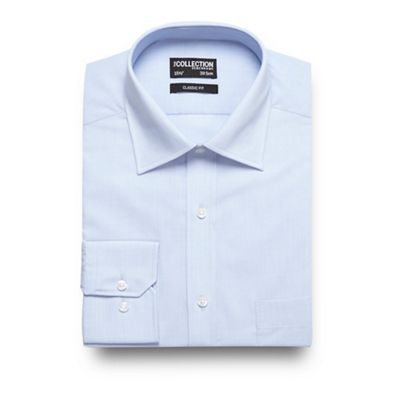 The Collection Big and tall light blue regular fit shirt